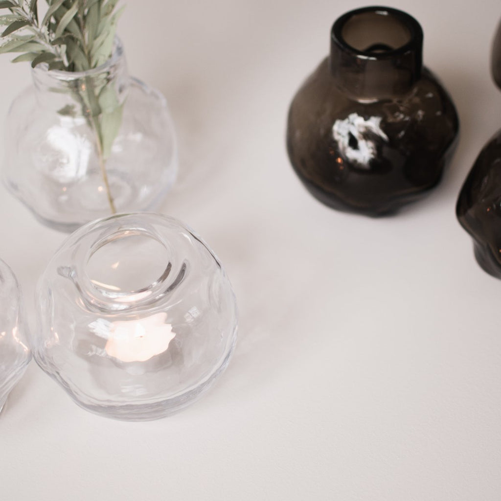 Teelichtglas BUNCH mini in klar