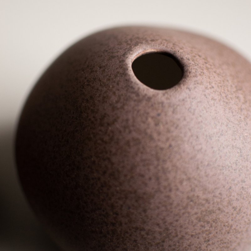 skandinavische Vase Miniatur aus Keramik