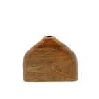 Home Society, Vase Kibibi Größe S aus Holz in braun, monochrome-home Buxtehude