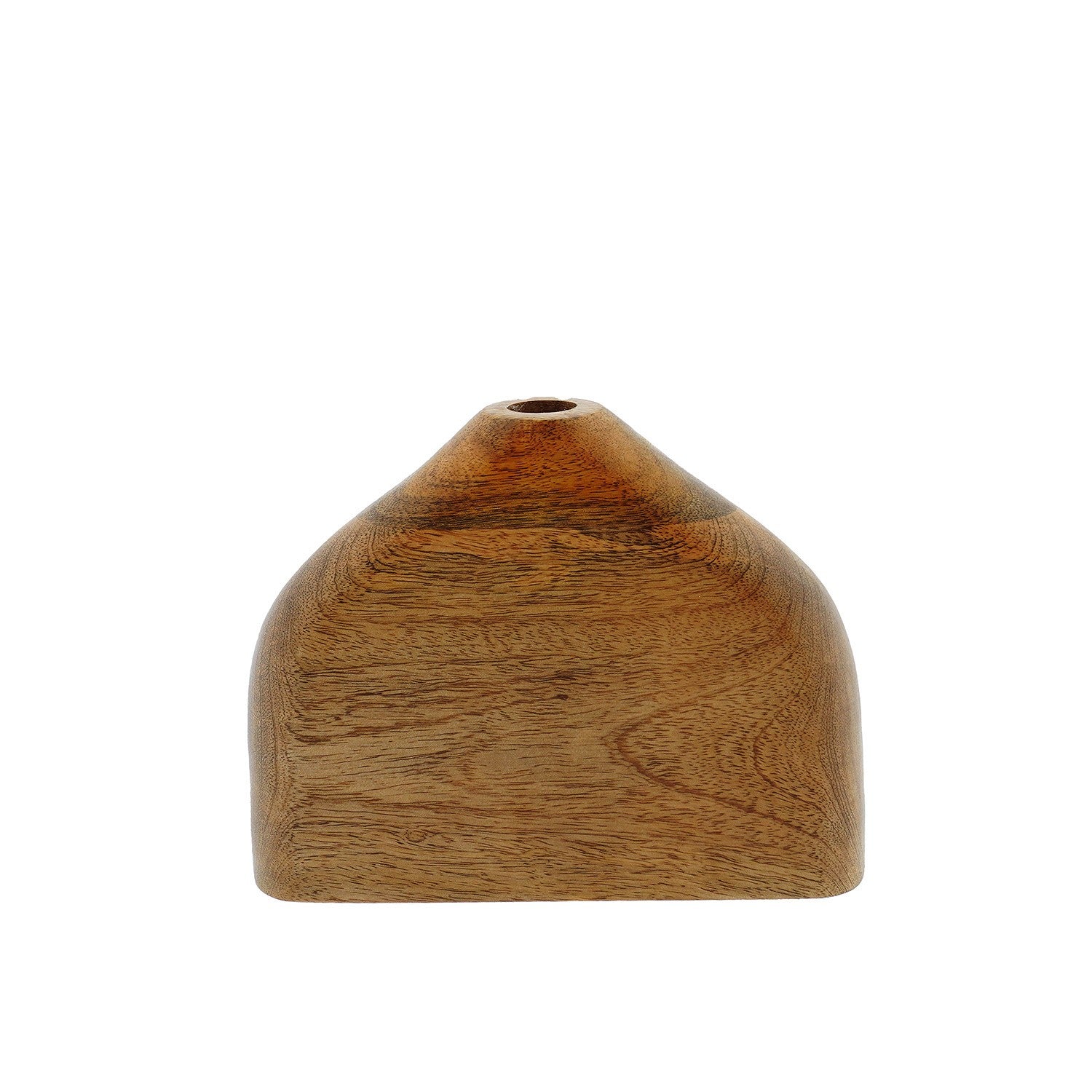 Home Society, Vase Kibibi Größe S aus Holz in braun, monochrome-home Buxtehude