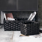 House Doctor Korb Edition schwarz eckig, monochrome-home Buxtehude 