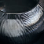 skandinavisches Teelichtglas Chub in grau