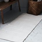 House Doctor Teppich Chindi weiss, monochrome-home Buxtehude