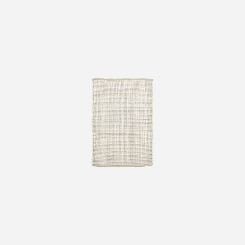 House Doctor Teppich Chindi weiss, monochrome-home Buxtehude