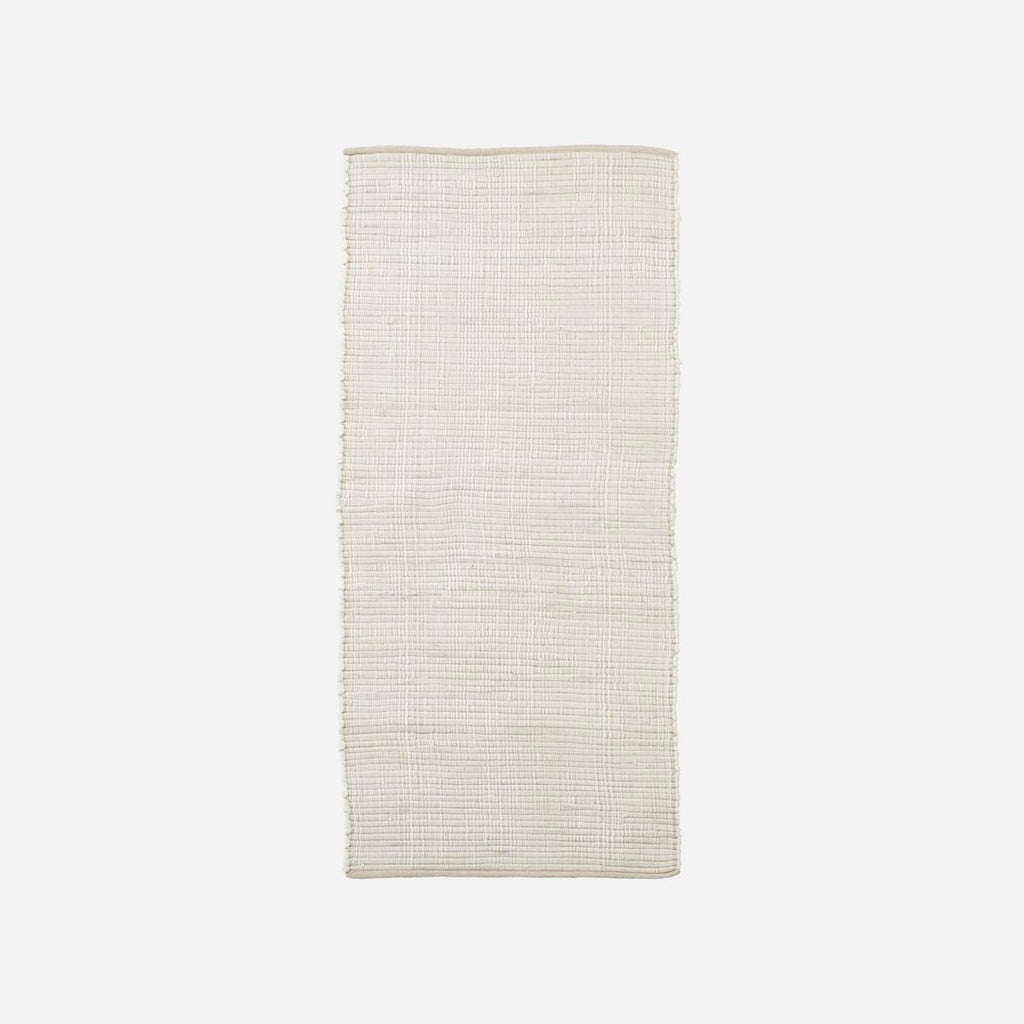 House Doctor Teppich Chindi weiss, monochrome-home Buxtehude