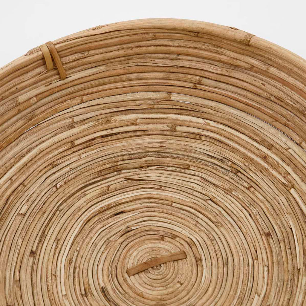 House Doctor, Tablett Chaka, Rattan, monochrome-home Buxtehude
