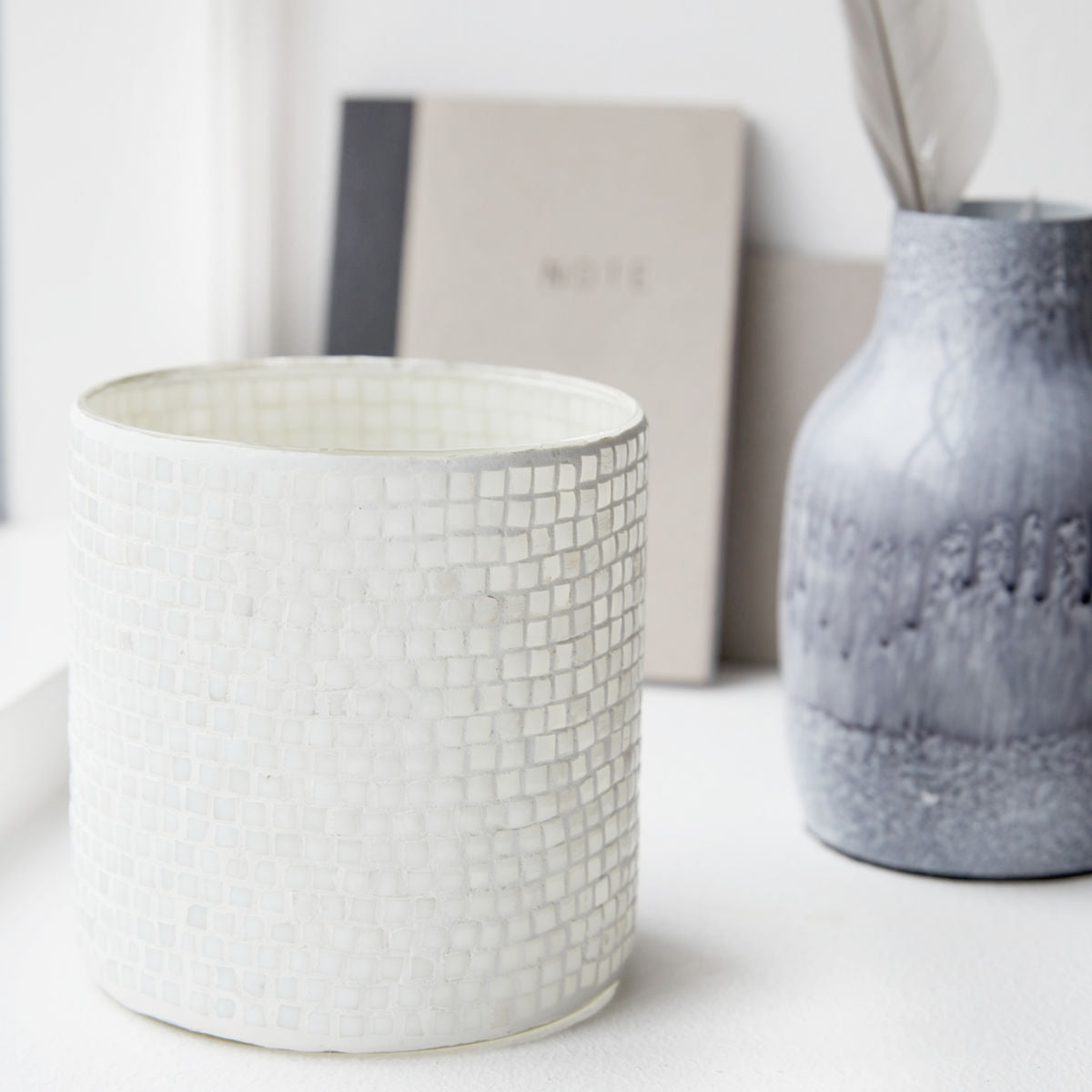 House Doctor Teelichtglas Bricks Teelichthalter, monochrome-home Buxtehude