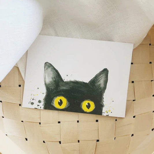 Kaverini Postkarte Katze, monochrome-home Buxtehude 