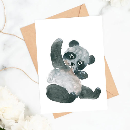 Kaverini Postkarte Panda, monochrome-home Buxtehude 