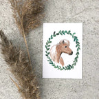 Kaverini Postkarte Pony, monochrome-home Buxtehude 