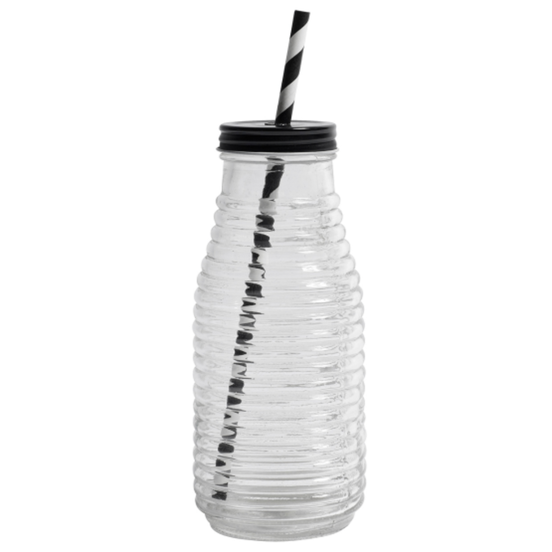 Nordal Trinkflasche mit Deckel und Trinkhalm monochrome-home Buxtehude