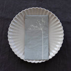 schlichte Papierserviette Buda (wilde Möhre) von monochrome-home aus Buxtehude