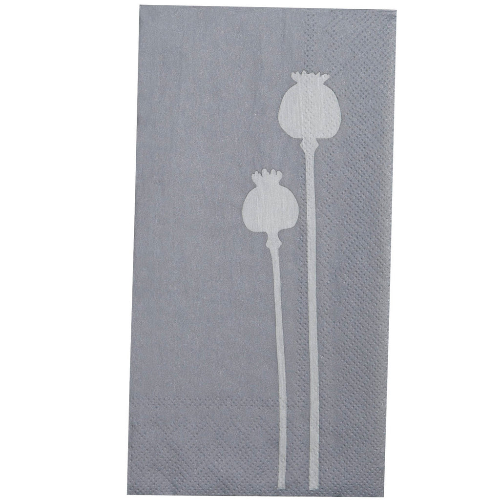 chlichte Papierserviette Bjuda (Mohn) monochrome-home aus Buxtehude