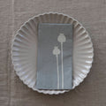 schlichte  Papierserviette Bjuda (Mohn)  monochrome-home aus Buxtehude 