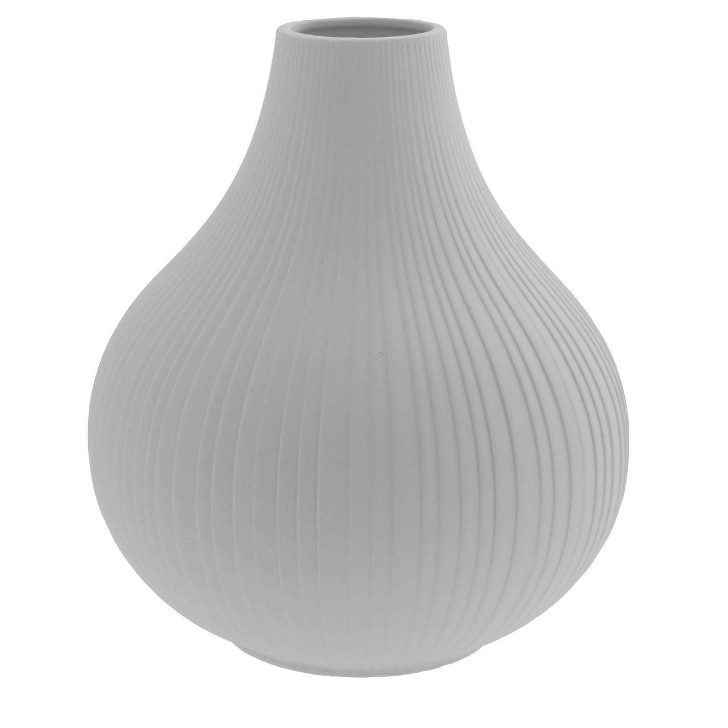 Storefactory Vase Ekenäs Keramik hellgrau, monochrome-home Buxtehude
