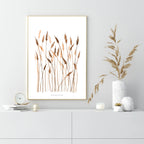 Poster Kaverini Wildes Getreide, monochrome-home Buxtehude